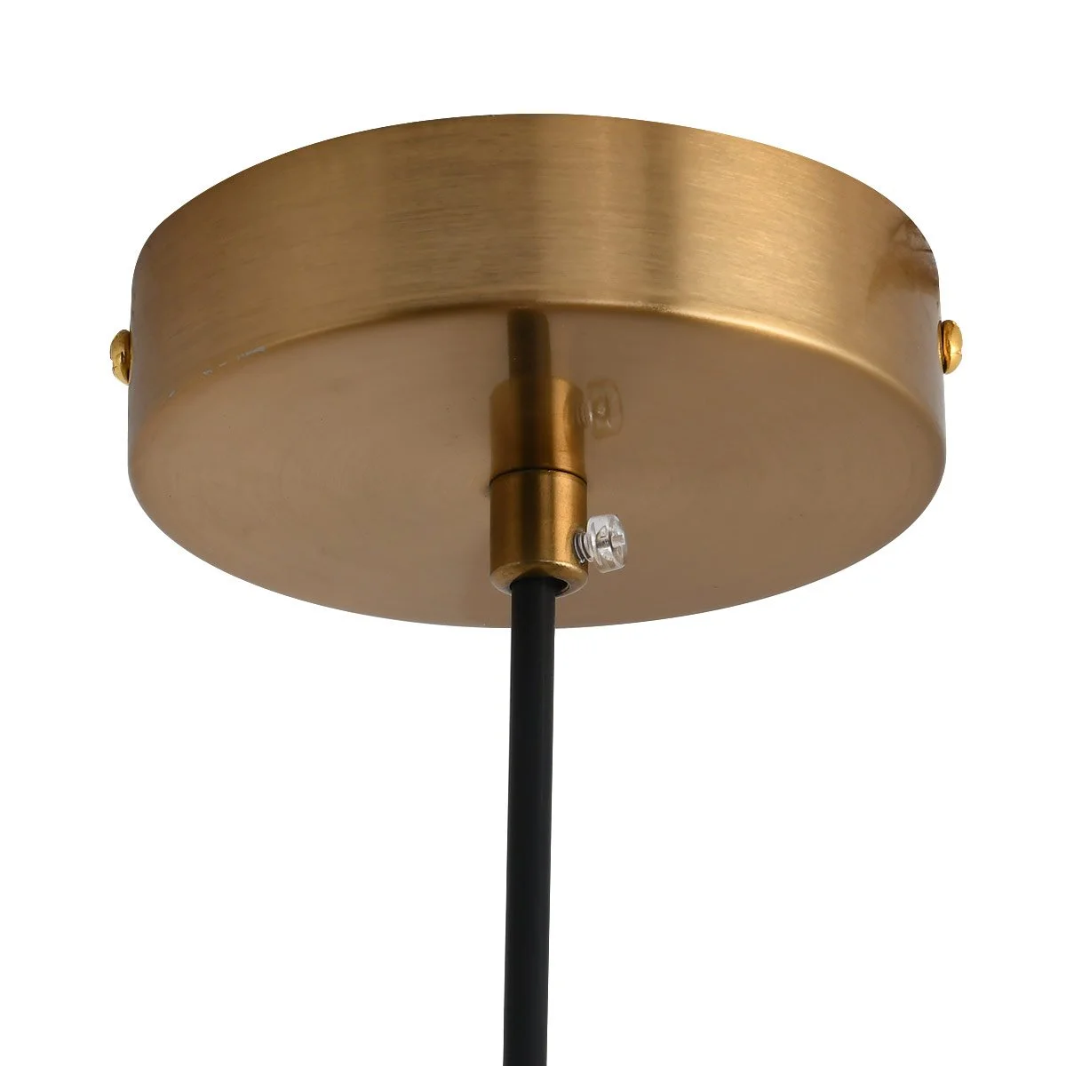 Luminaria Lampara aplique colgante oval 25 cm smoke
