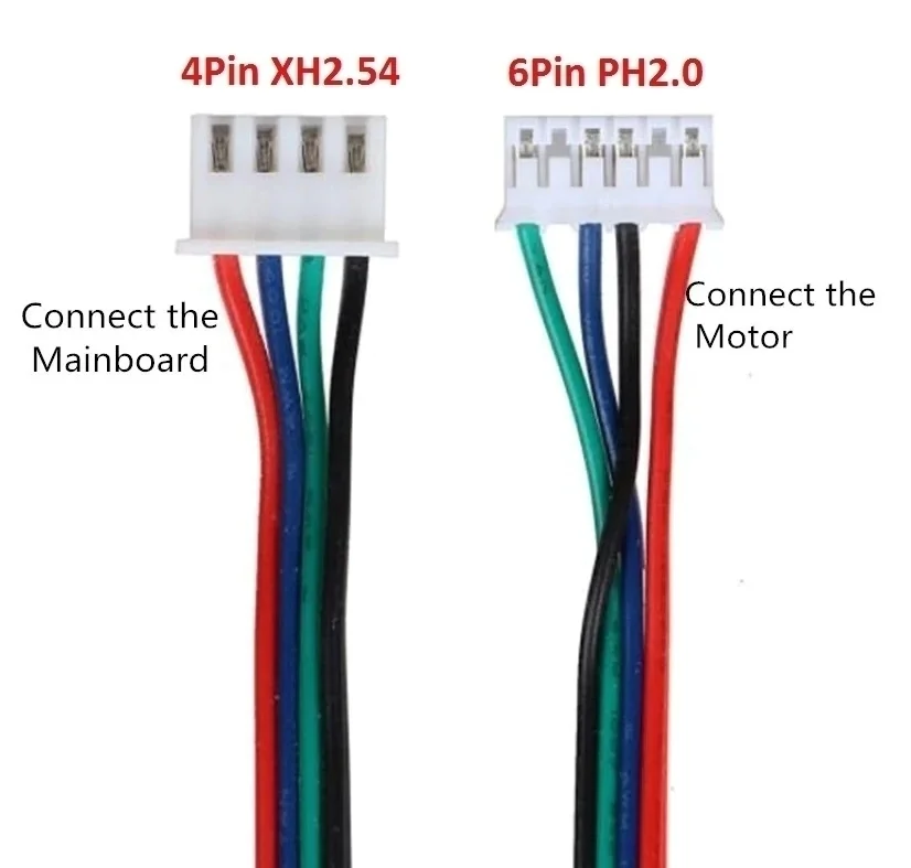 Cable Motor Nema 6pin PH2.0-4pin XH2.54-20cm C15