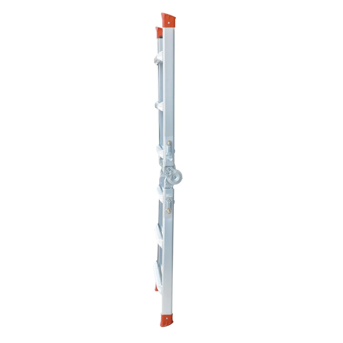 Escalera de aluminio 4x3 con pies extensibles 2,63 m MIYAWA DEEI-E263