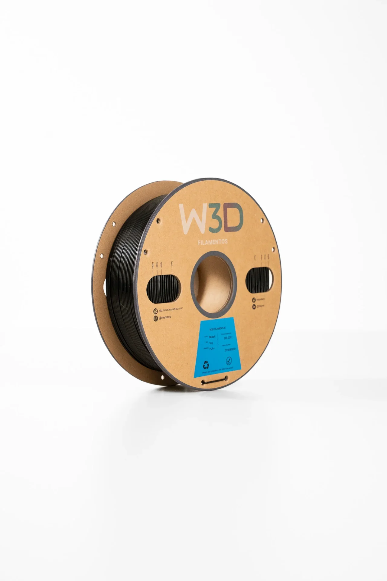 NEGRO ESPUMADO (Foam Black) TPU W3D FILAMENTO 3D 1.75MM 1KG