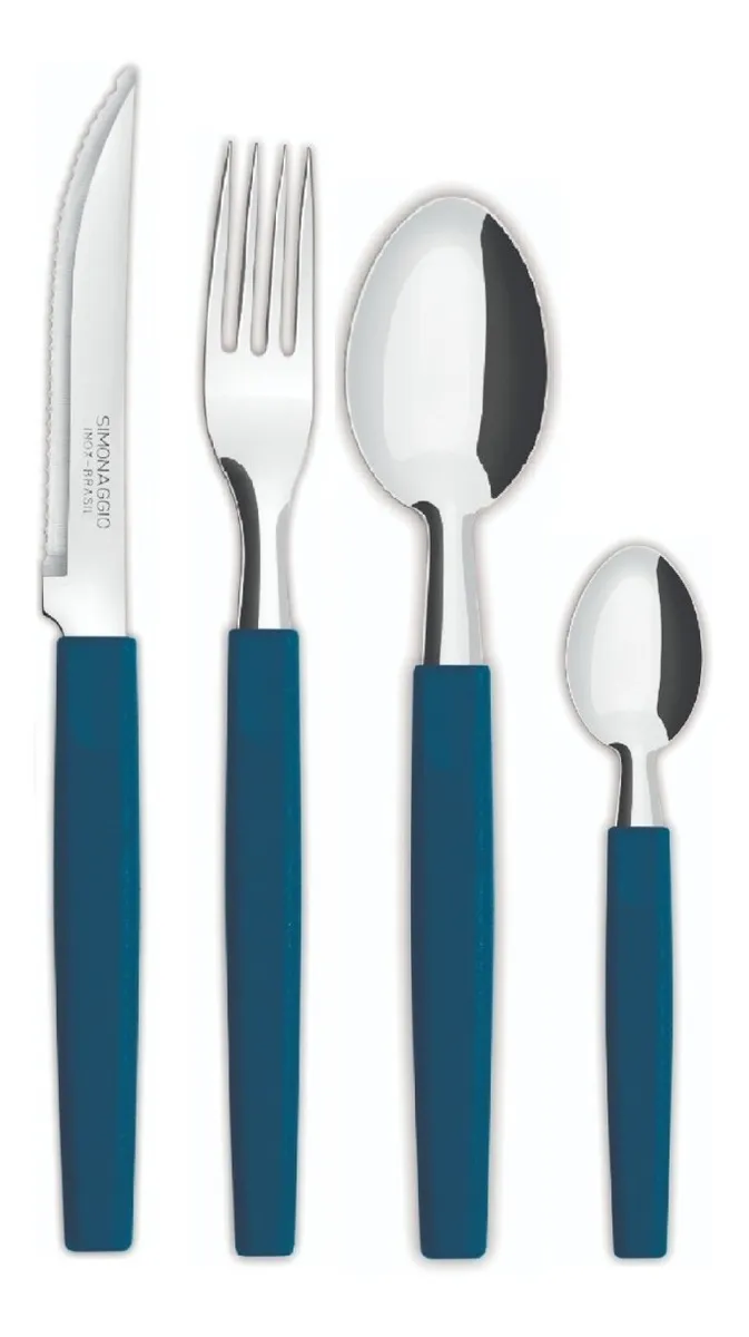 Set de 24 cubiertos Belize en frasco plástico - surtidos SIMONAGGIO CPPA-40/25S