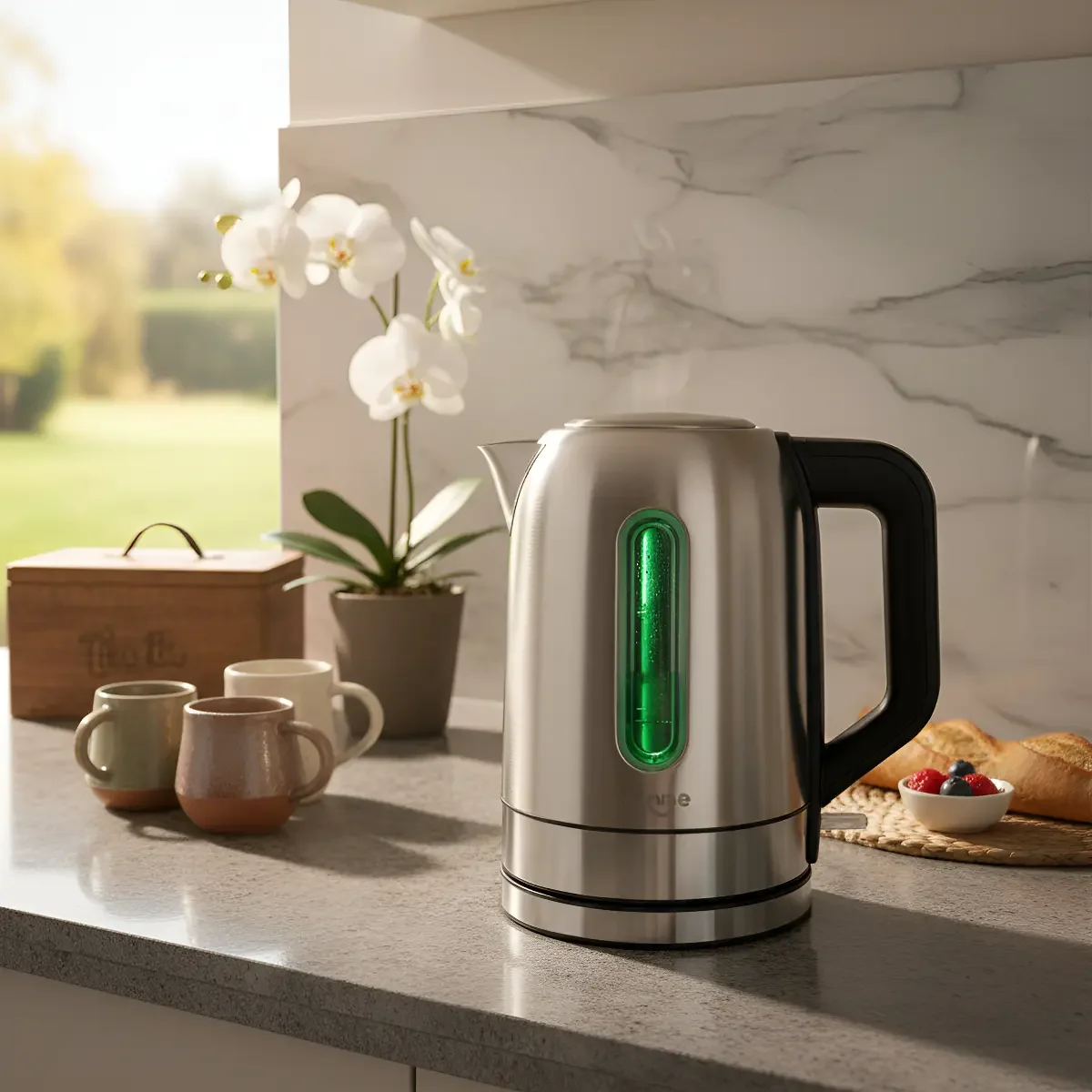 Pava eléctrica 1,7 L control digital  60 °, 70 °, 80 °, 90 ° y 100 °