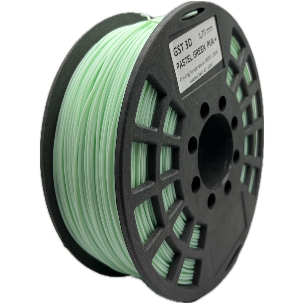 VERDE PASTEL PASTEL GREEN GST CON CAJA PLA Filamento 3D 1.75 1KG