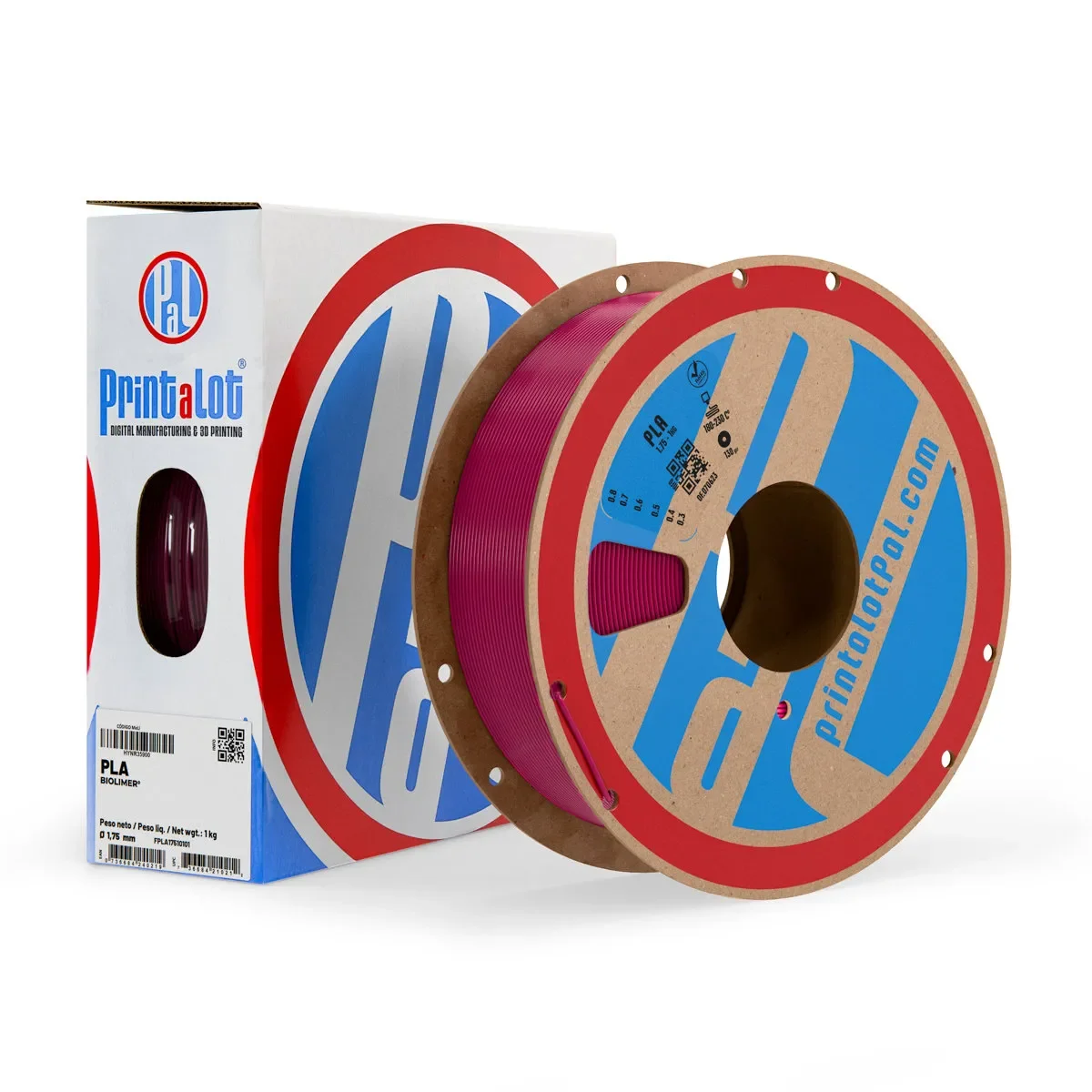 FUCSIA PLA PrintaLot x1KG Filamento 3D DIAMETRO 1,75mm