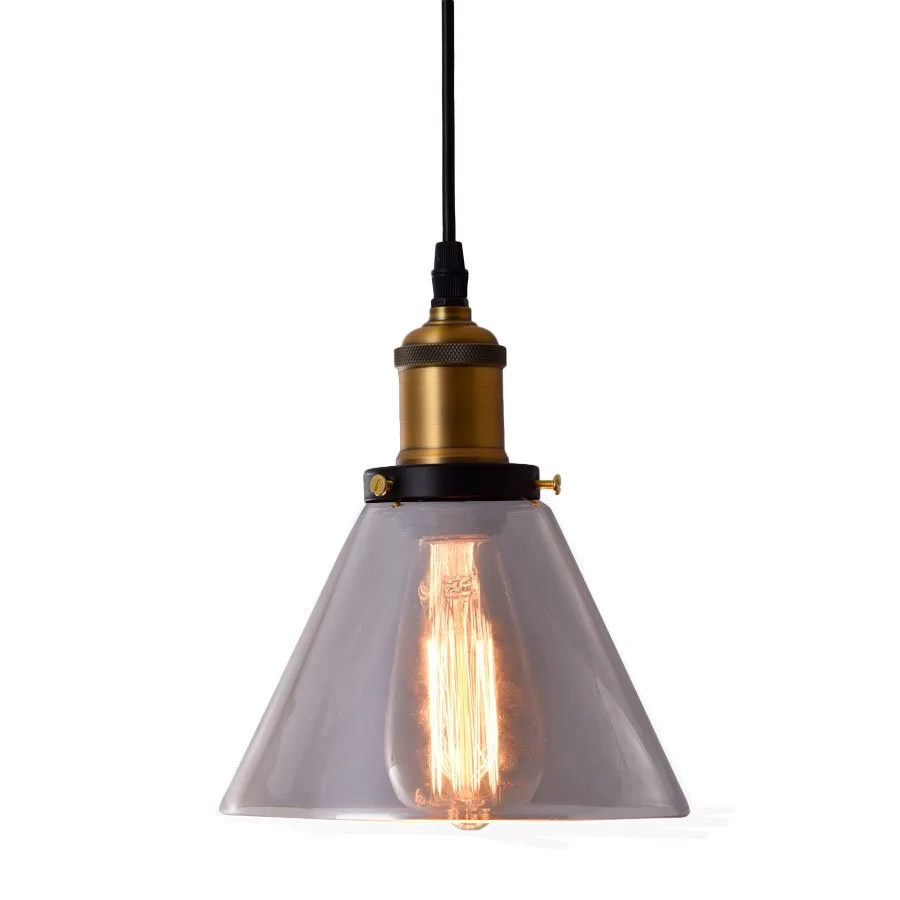 Aplique Luminaria Lampara colgante Smoke Harlem campana