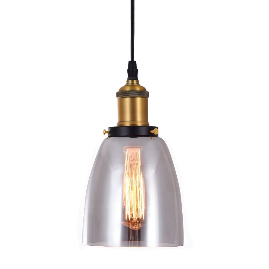 Aplique Luminaria Lampara colgante Smoke Harlem Copa