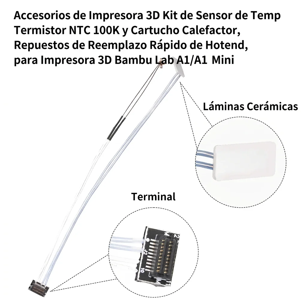Termistor bambu lab A1/A1 MINI generico NTC-A1
