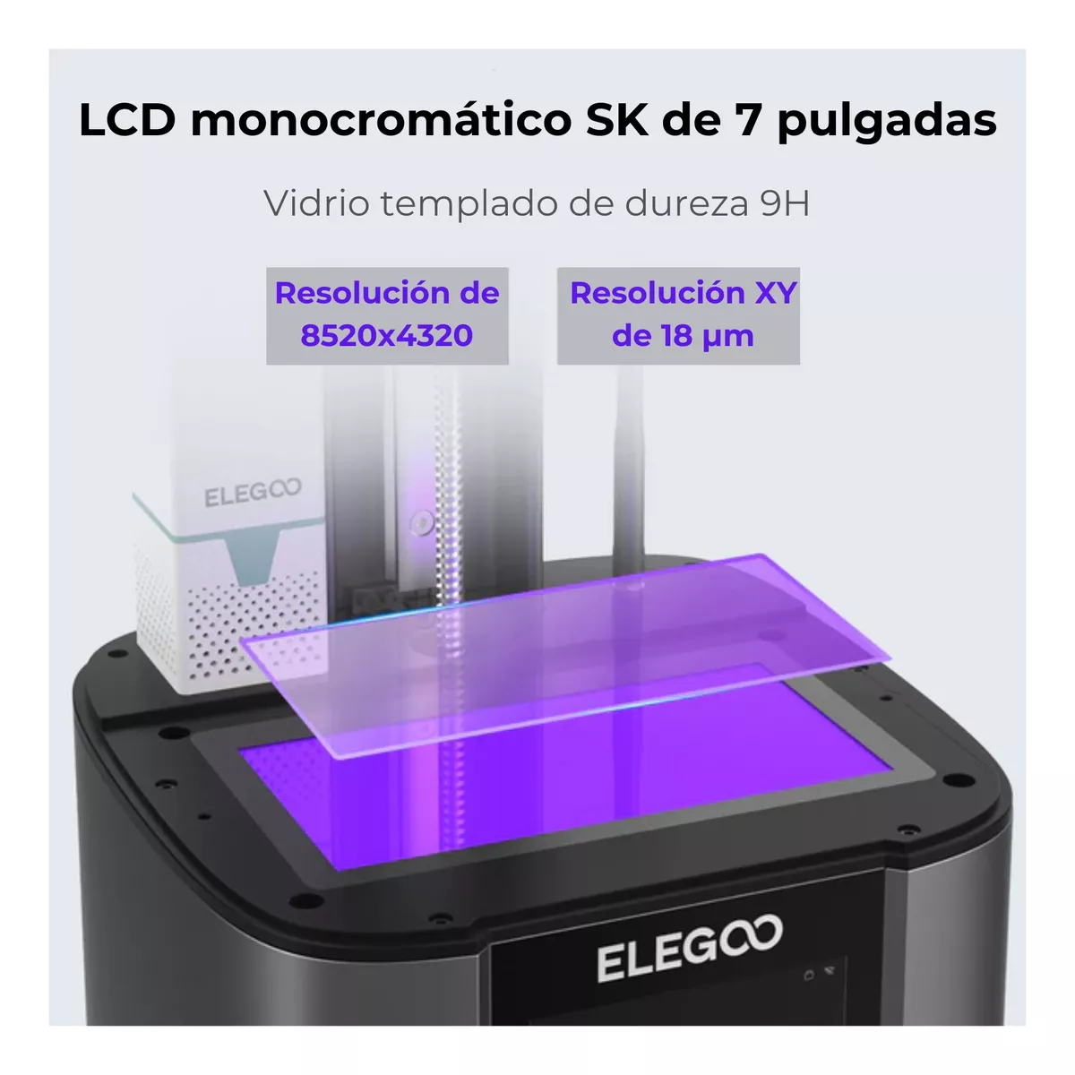 Mars 4 ultra 9k wifi 153x77x165mm Impresora Resina Elegoo