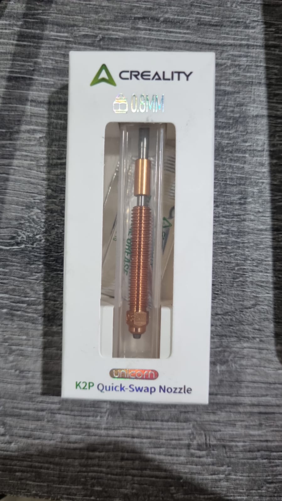 PICO 0.8 Creality K2/Creality HI - Nozzle Unicorn Creality Original 4008030091 C5