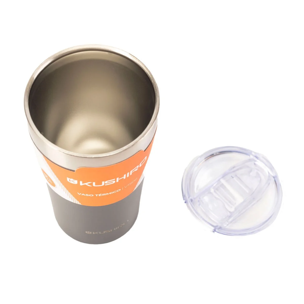 Vaso térmico gris 500 ml KUSHIRO VT500