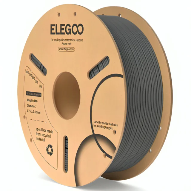 GRIS ESPACIAL PLA Elegoo Filamento Diámetro 1,75mm 50.203.0109