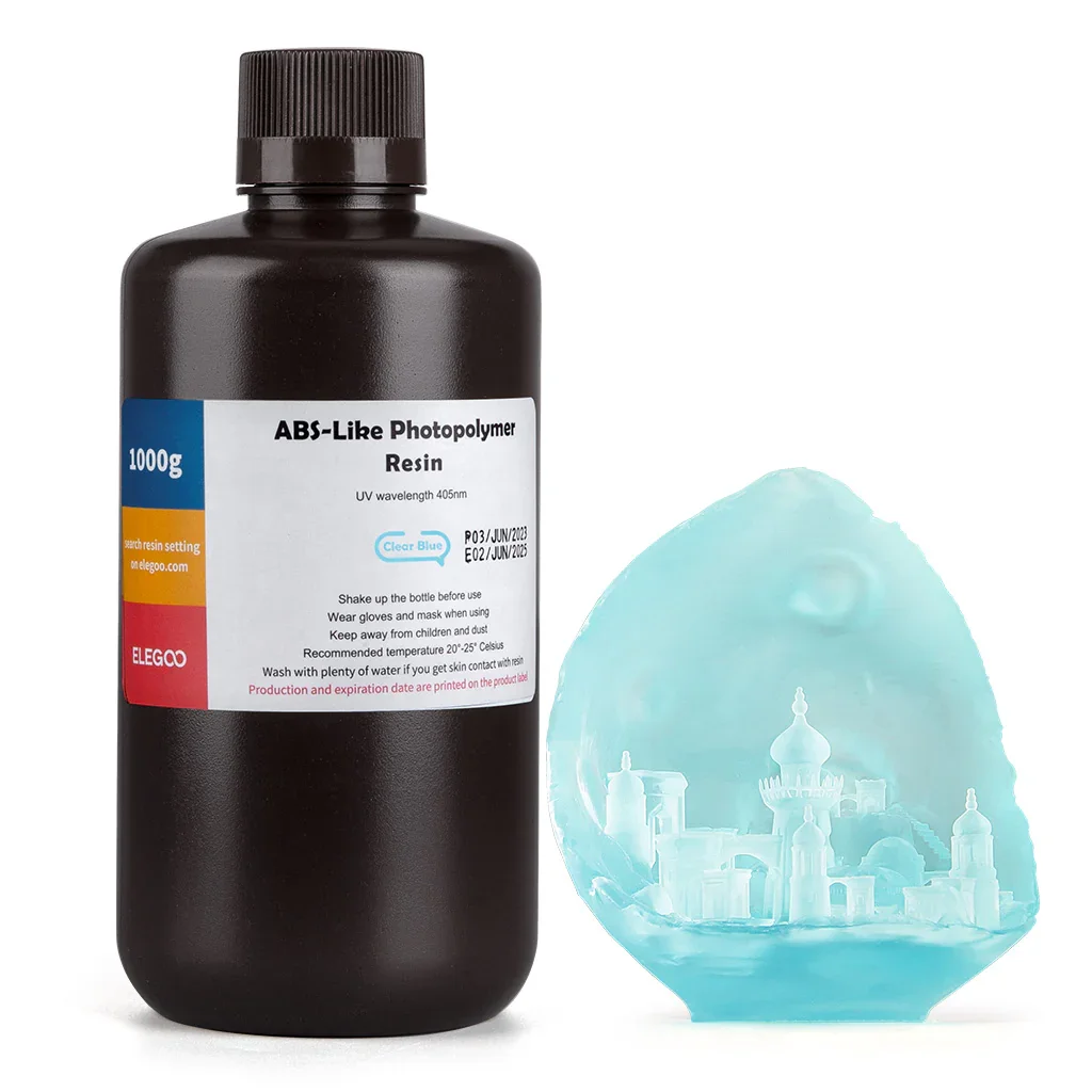 AZUL CLARO ABS RESINA ELEGOO 500Gr 50.103.0107