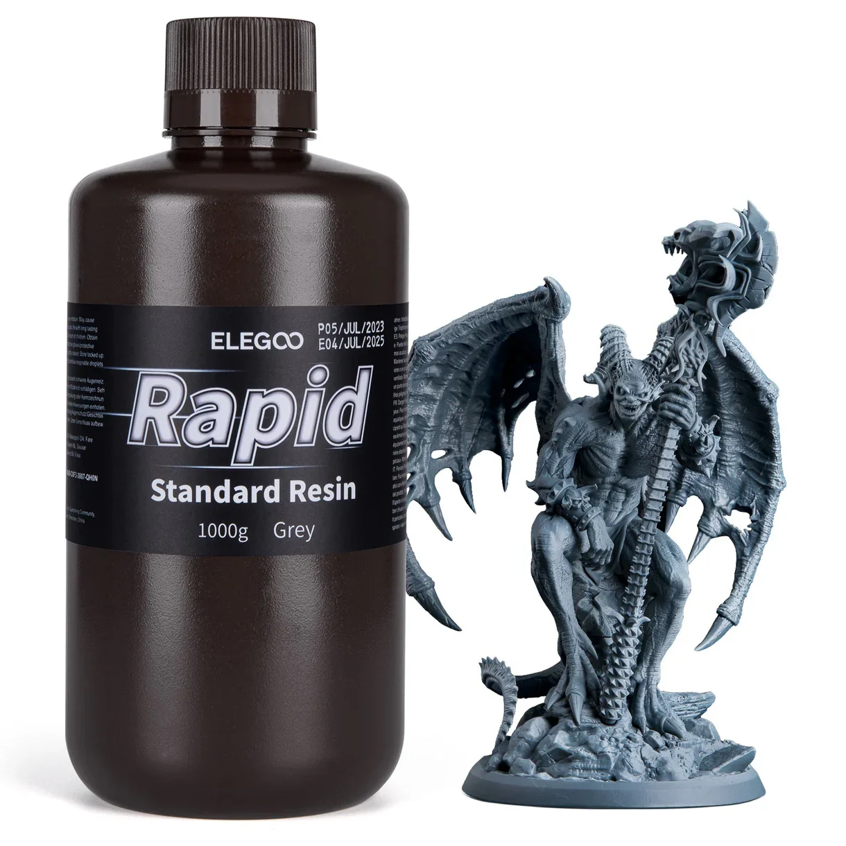GRIS ESTANDAR RAPIDA RESINA ELEGOO 1kg 50.103.0129