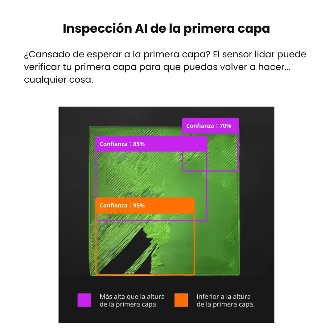 X1 Carbón Combo 256x256x256 Impresora 3D FDM Bambu Lab