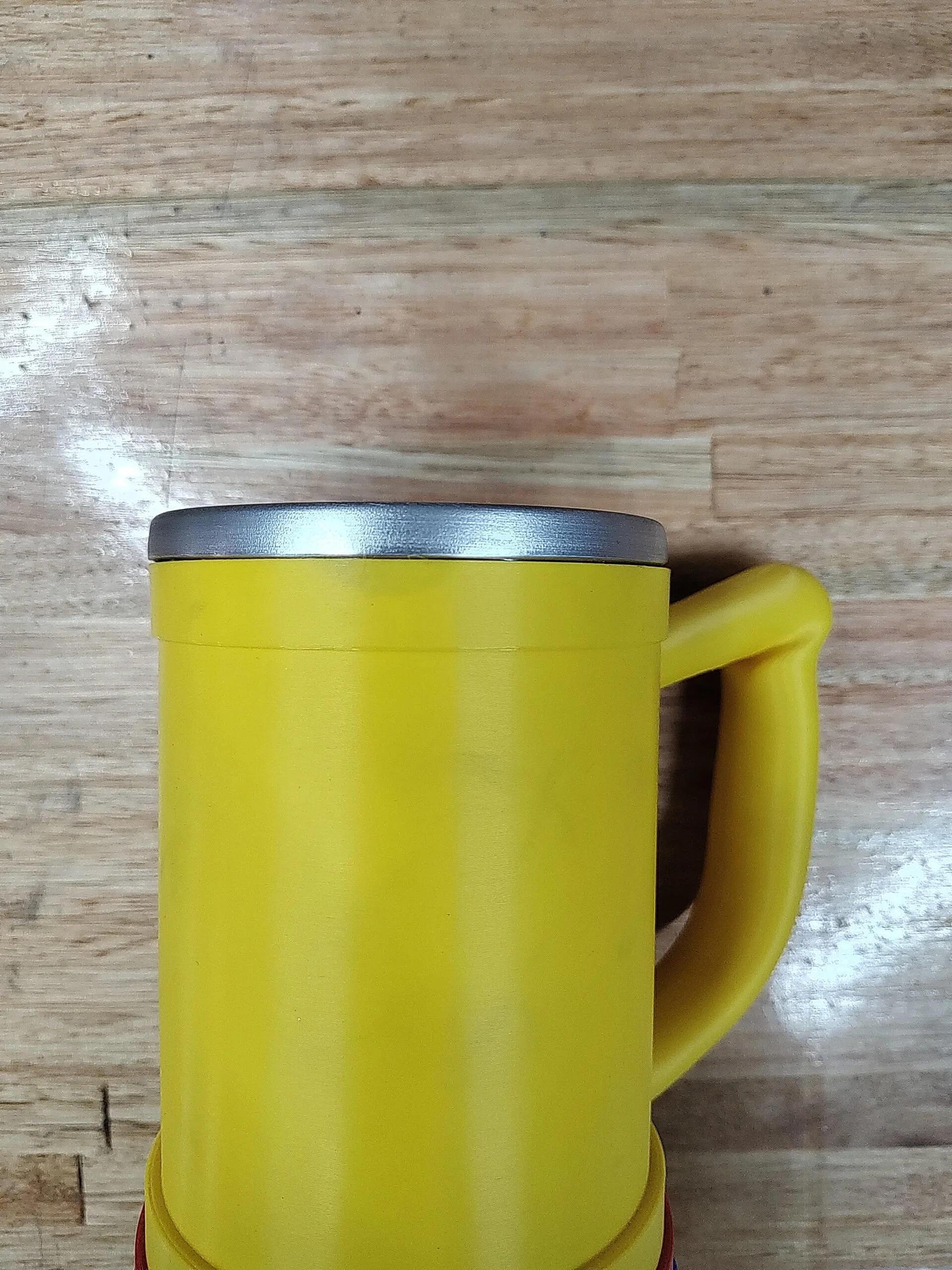 MOD1 500ML LABIO RECTO VASO UN POCO DE RUIDO SIN STL (SOLO VASO DE ALUMINIO SIN PIEZAS IMPRESAS) ALUMINIO 9cm(dia superior) - 7cm (dia inferior) - 11.6 (altura),(LAS MEDIDAS PUEDEN VARIAR)