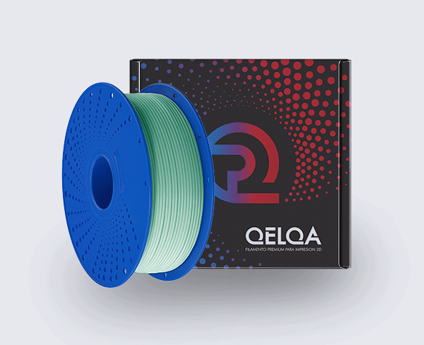 VERDE PASTEL (Pastel Green) PLA QELQA FILAMENTO 3D 1.75MM 1KG