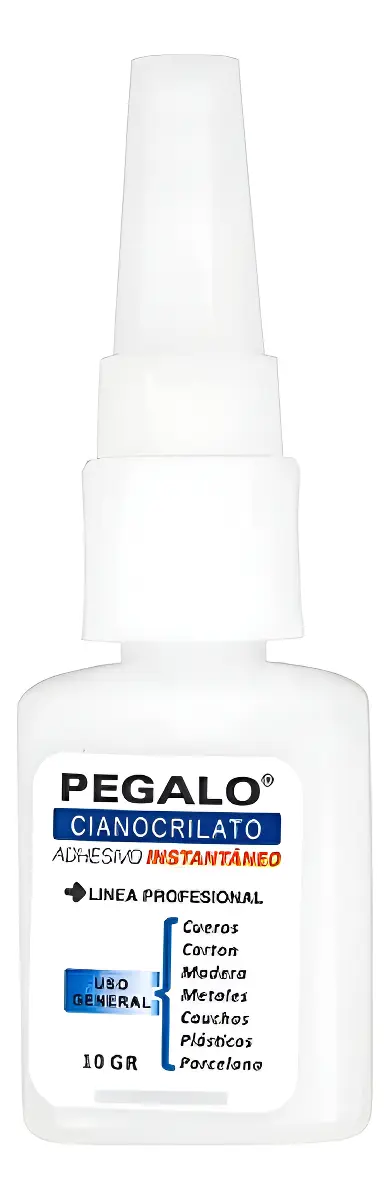 Adhesivo Cianocrilato Instantáneo Pegalo 10gr Profesional pegamento