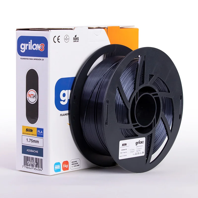 Azabache PLA Silk GRILON 1KG 1.75MM