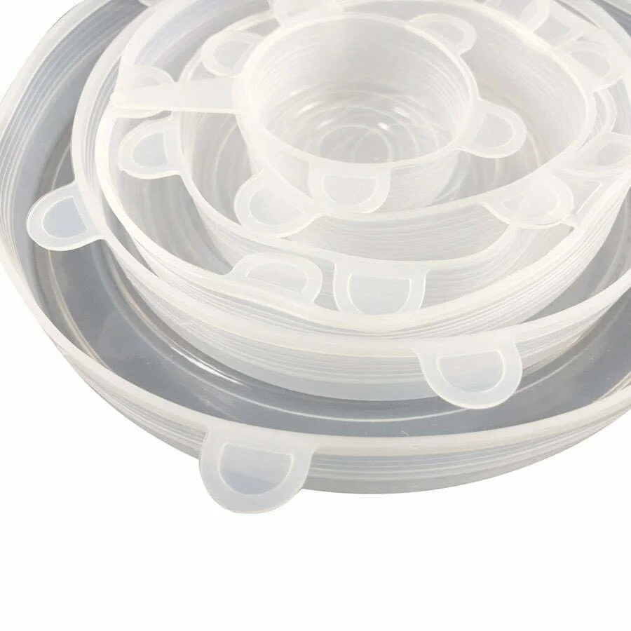 Set de 6 tapas de silicona redondas CCN020