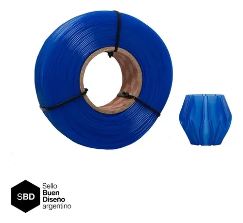 ZAFIRO TRANSLUCIDO SIN CARRETEL PLA RECARGA ECOFILA HELLBOT LOOK Filamento 3D 1,75mm x 1Kg 3681