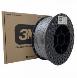 GRIS PLOMO PLA 3N3 FILAMENTO 3D 1.75MM 1KG