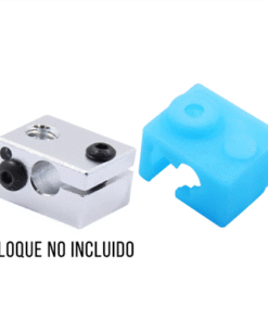 Silicona Protector simil E3D para bloque V6 - Funda silicona para hotend simil E3D COD 31081