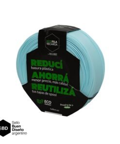 Celeste Pastel SIN CARRETEL PLA Filamento 3D Hellbot 1Kg 1.75mm 1875
