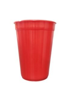 Rojo Vaso Milkshake de plastico polimero con sorvete 300 ml - ALTA TAZA