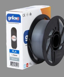 GRIS PLATA PLA GRILON FILAMENTO 3D 1.75MM 1KG