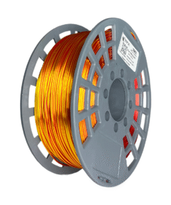 SILK Tri ROJO ORO NARANJA Red Gold Orange Fluo GST CON CAJA PLA Filamento 3D 1.75 1KG