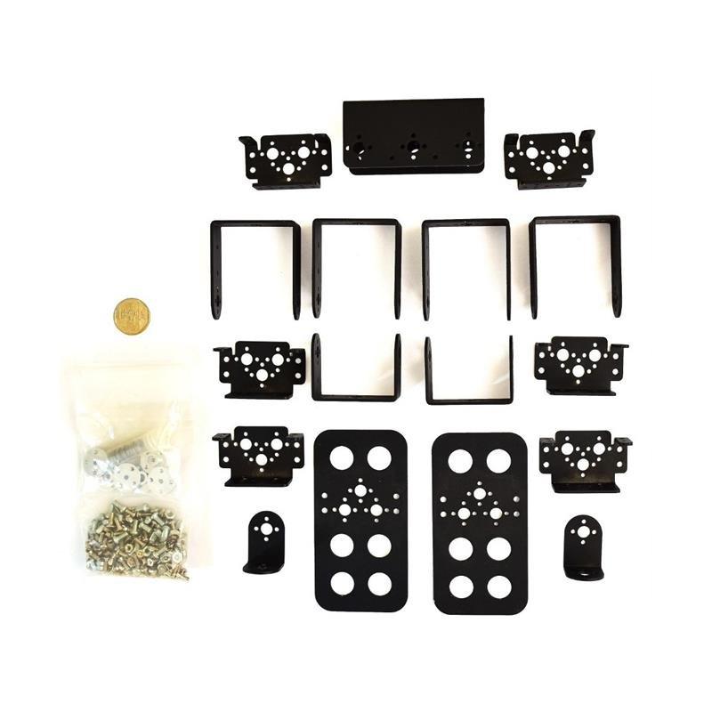 Kit Robot Bípedo Educacional Metálico (Sin motores) cod 2321 - Imagen 2