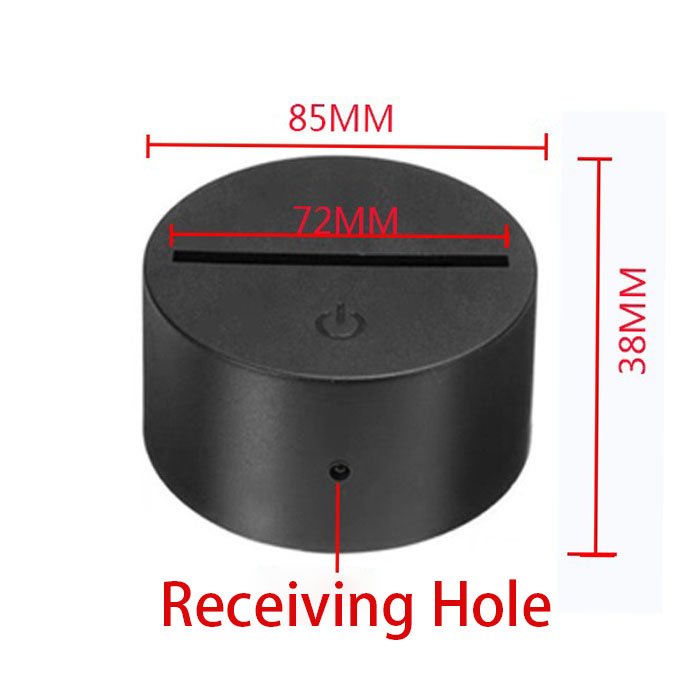 BLANCO Base para Lámpara Led De Acrílico – Decoración de interiores - Imagen 2