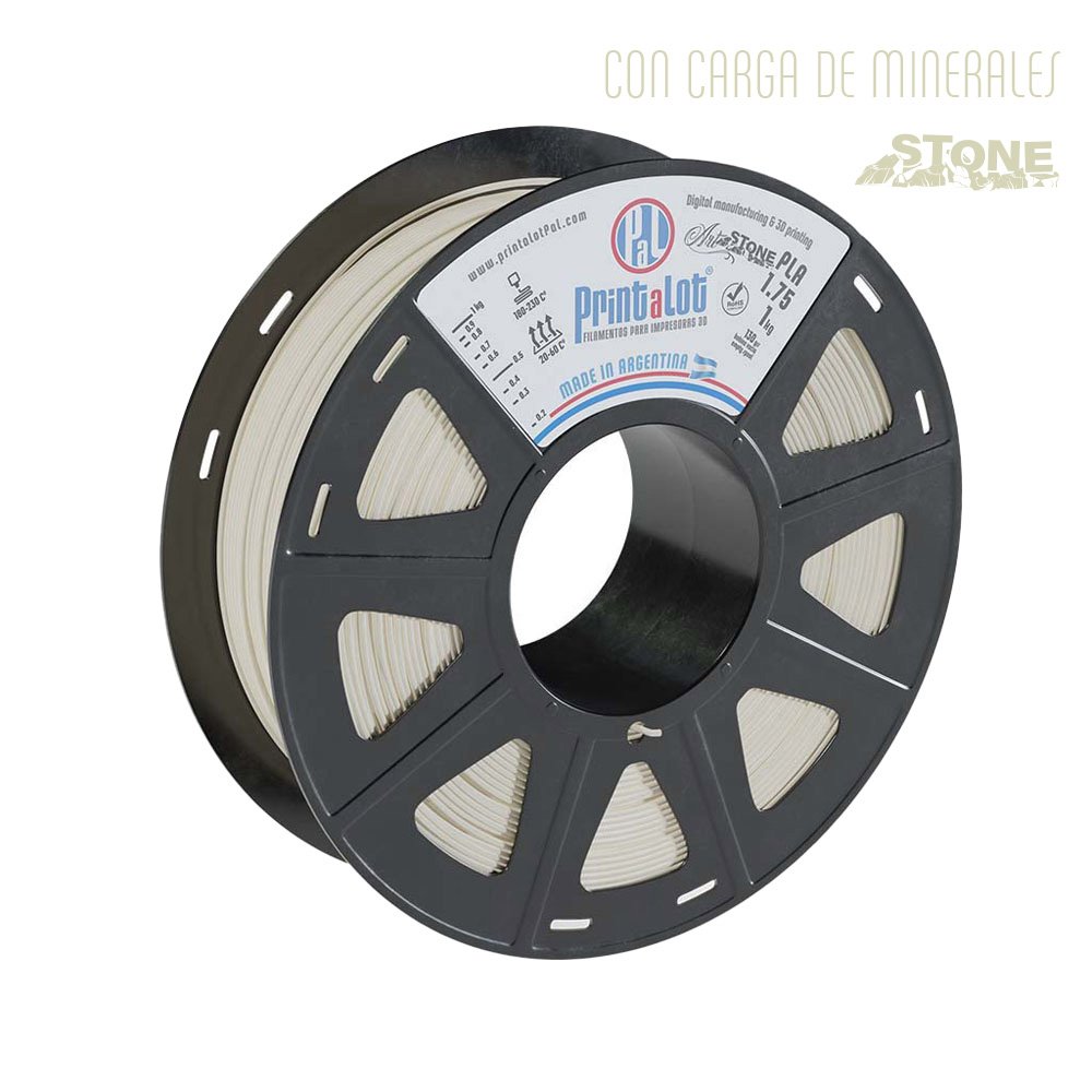 CALIZA PLA ART STONE PrintaLot x1KG Filamento 3D DIAMETRO 1,75mm PLAStone