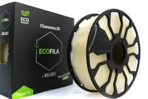 NATURAL CRISTAL CON CARRETEL PLA HELLBOT Filamento 3D 1,75mm x 1K GECOFILA