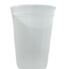 Transparente Vaso Milkshake de plastico polimero con sorbete 300 ml - AT