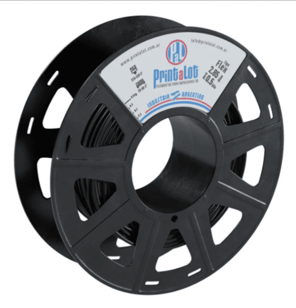 FLEXIBLE NEGRO FLEX PRINTALOT FILAMENTO 500Gr 1.75mm