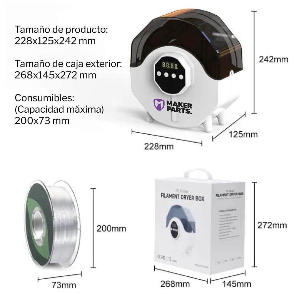 Secadora de filamento MKP 32867 - Imagen 4