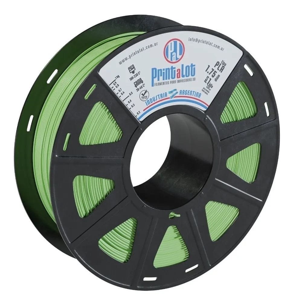 VERDE MANZANA PLA PrintaLot x1KG Filamento 3D DIAMETRO 1,75mm