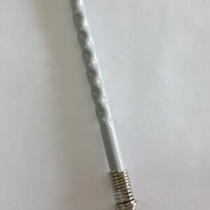 GRIS ALUMINIO BOMBILLA RESORTE TORNEADA