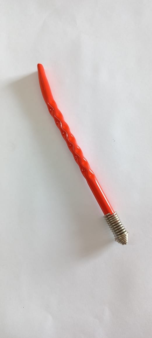 NARANJA BOMBILLA RESORTE TORNEADA