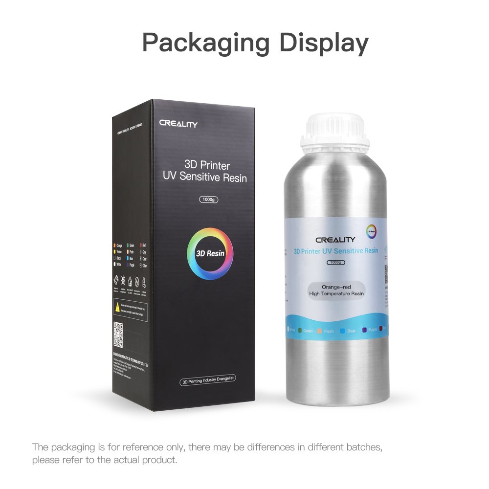 NARANJA ORANGE Resina LCD de alta temperatura Creality 500g / 0.5kg - 3302110001