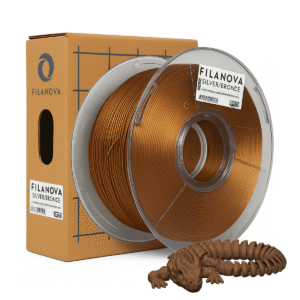 Silver Bronce/Plata Bronce Filamento PLA Dual Color High Speed Filanova x 1Kg