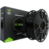 NEGRO CON CARRETEL PETG HELLBOT Filamento 3D 1,75mm x 1KG ECOFILA 3630