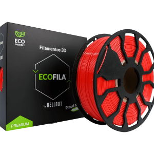 ROJO CON CARRETEL PLA HELLBOT Filamento 3D 1,75mm x 1KG ECOFILA 3593 7798391346908
