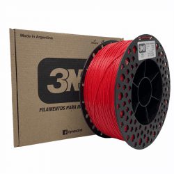 ROJO PLA 3N3 FILAMENTO 3D 1.75MM 1KG