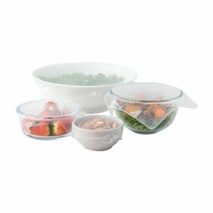 Set de 4 tapas de silicona planas