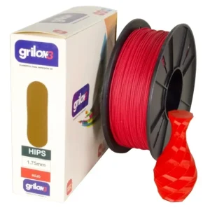 ROJO HIPS GRILON FILAMENTO 3D 1.75MM 1KG