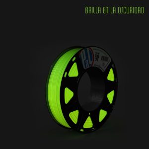 VERDE GLOW IN THE DARK PLA ART PrintaLot x 250 gr VERDE Filamento 3D DIAMETRO 1,75mm PLAGlow