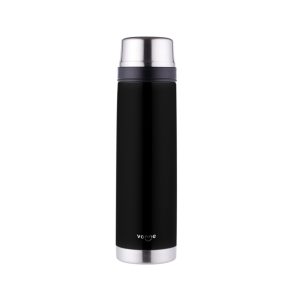 Termo Vonne negro 1000 ml acero inoxidable
