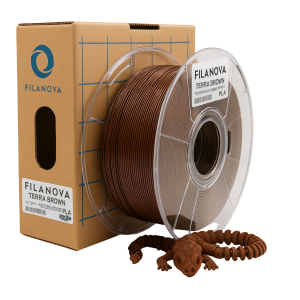 MARRON Terra Brown PLA Filanova x 1Kg Filamento 1.75